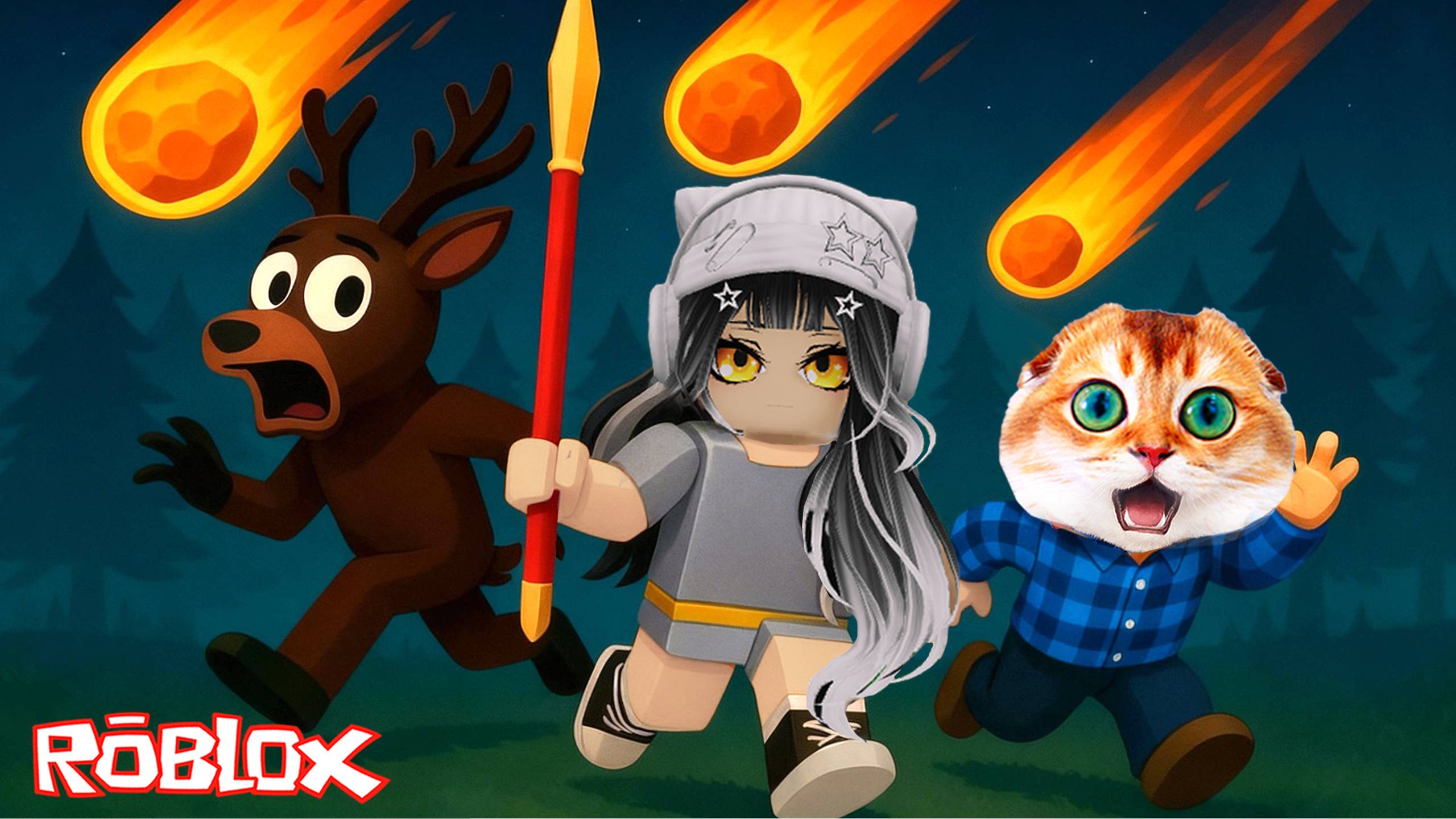 МЕТЕОРИТНОЕ ОБНОВЛЕНИЕ в 99 НОЧЕЙ в ЛЕСУ в РОБЛОКС с @kotPersey  | 99 Nights In The Forest в Roblox