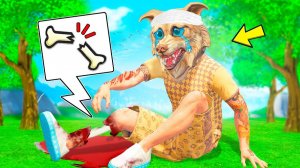 ФЛЕЙЗИН 100% СЛОМАЛ НОГУ В ГТА 5 ! СТАЛ БОЛЬНЫМ НА 24 ЧАСА ! - ЧЕЛЛЕНДЖИ В GTA 5 ONLINE