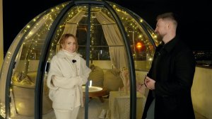 Отзыв певицы Максим. Купольная беседка D 4м на террасе в Москве