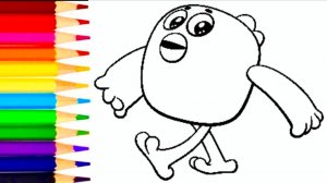 Раскраска Цыпа из мультика Мимимишки | Видео для детей и малышей | Мультики с игрушками