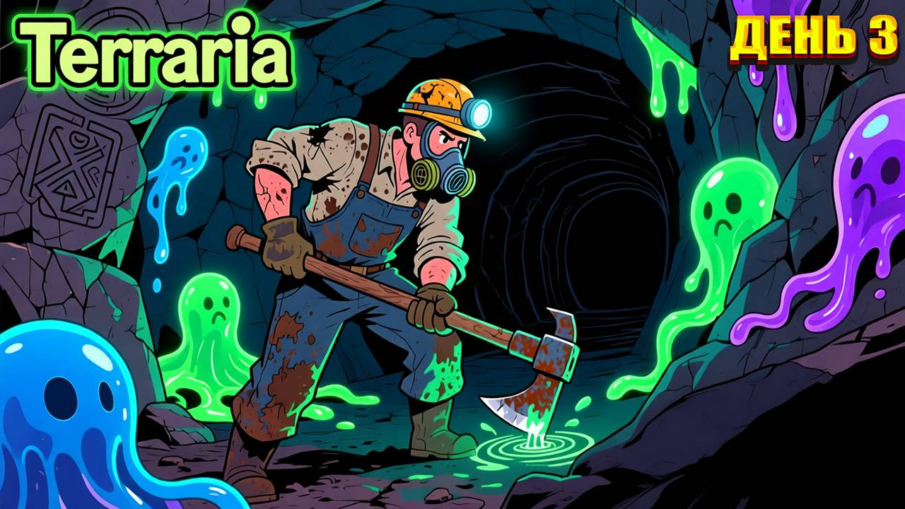 Где битрейт Миша!? В Terraria :) | День 3