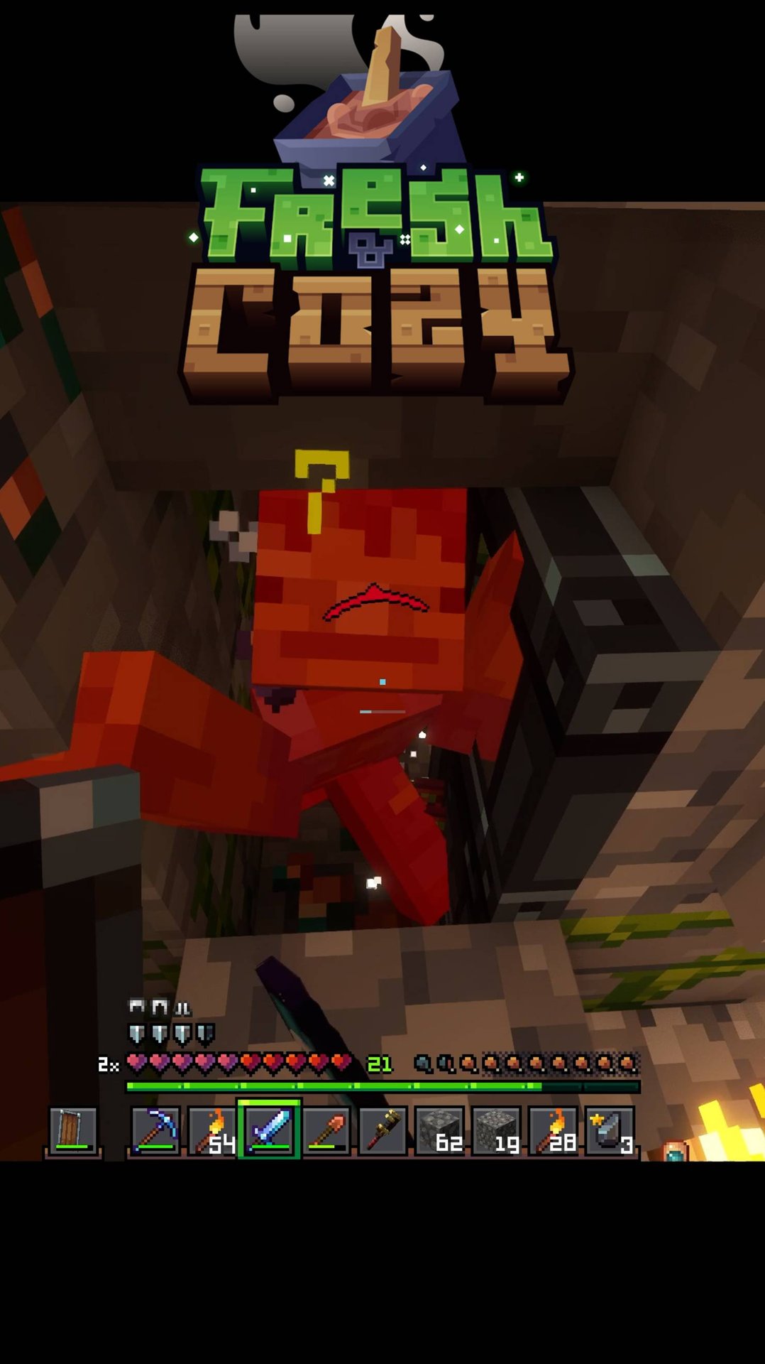 Подводная крепость охранялась Монстрами Майнкрафт №15 #minecraft #100days смотреть онлайн