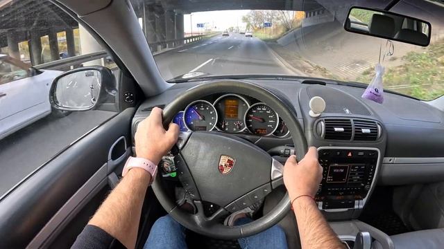 Porsche Cayenne 2005 (4.5 л. V8 340 л.с.) POV Test Drive смотреть онлайн