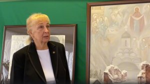 Выставка Людмилы Юга в городе Красный Холм 12 ноября 2025 года.