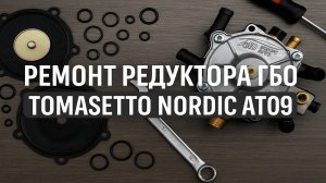РЕМОНТ РЕДУКТОРА ГБО TOMASETTO NORDIC AT09