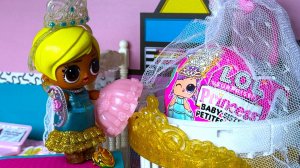 НЕХОЧУХА! КАК ПРИНЦЕССА ПОШЛА В ДЕТСКИЙ САД Куклы лол сюрприз мультик LOL Princessмультики ДАРИНЕЛК