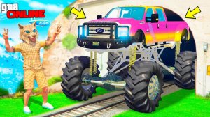 Я НАШЁЛ ЧИТЕРСКИЙ БИГФУТ ! БИГФУТ НА БОЛЬШИХ КОЛЁСАХ ! - ПРЯЧЬ И ИЩИ В ГТА 5 ОНЛАЙН