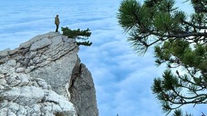 КРЫМ! Приехали на АЙ-ПЕТРИ и ОБАЛДЕЛИ! Что ТВОРИТ природа! Море из облаков. Такое вы редко увидите