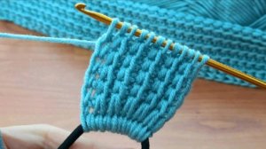 ПОВЯЗКА НА ГОЛОВУ КРЮЧКОМ В ТУНИССКОЙ ТЕХНИКЕ ВЯЗАНИЯ #тунисскоевязание #вязаниекрючком #все_в_жизни