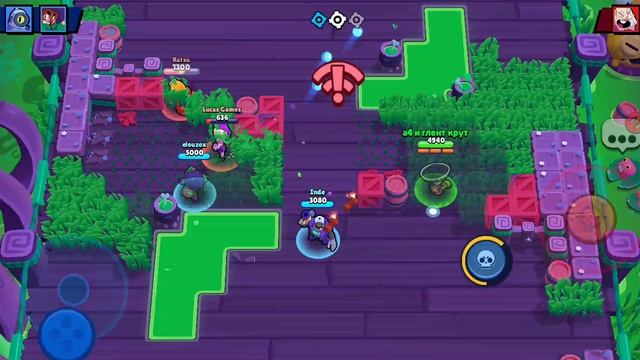 Играем в Бравл Старс (Brawl Stars). Э то моё первое видео по бравлу !!! смотреть онлайн