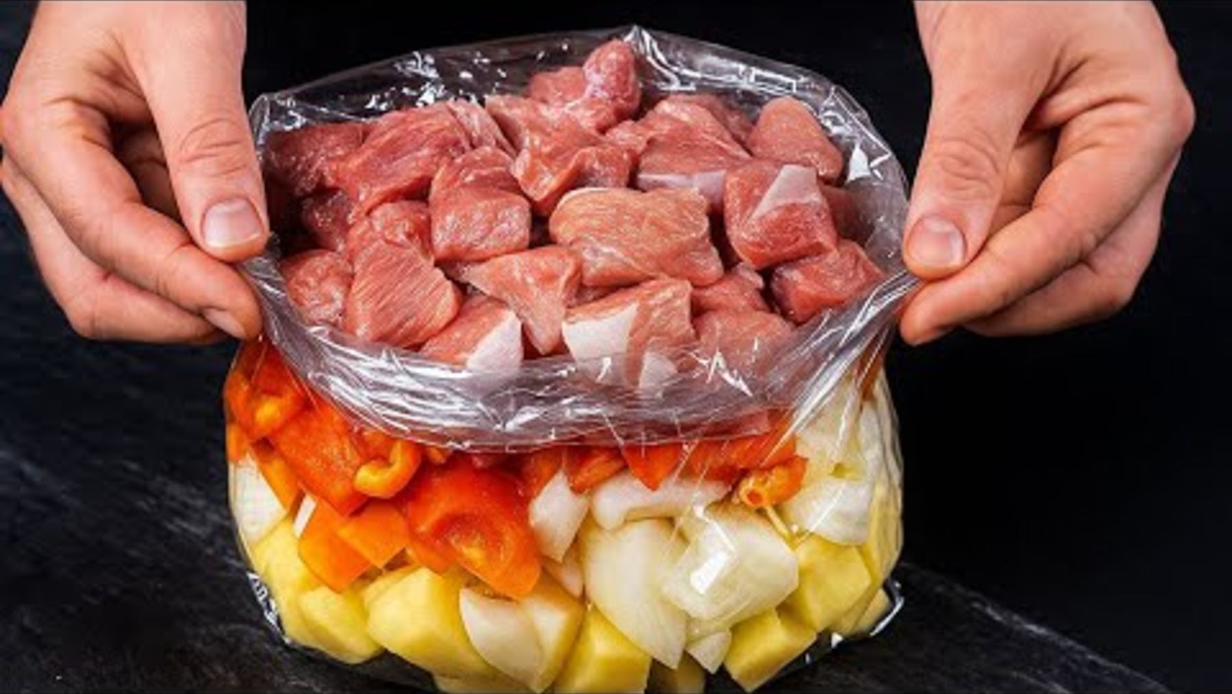 БОЖЕ, КАК ВКУСНО! Просто СКЛАДЫВАЮ все в рукав и в ДУХОВКУ! Рецепт быстрого ужина смотреть онлайн