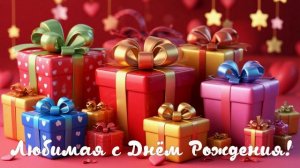 Любимая с Днём Рождения