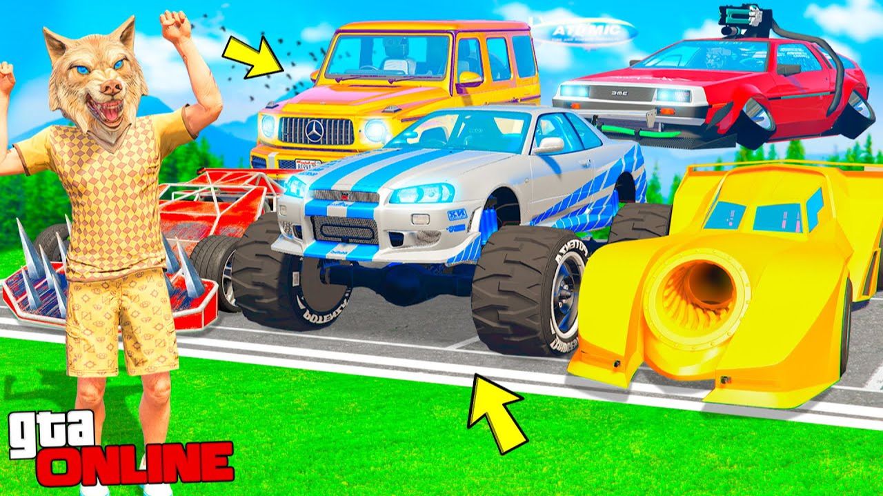 РАНДОМ ВЫБРАЛ МНЕ ЛЕТАЮЩУЮ ТАЧКУ И ЛАМБУ ИЗ 100 ТАЧЕК ! - БИТВА РАНДОМА В ГТА 5 ОНЛАЙН смотреть онлайн