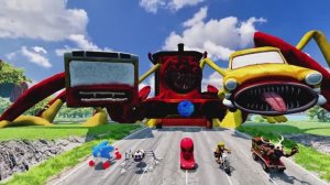 МОНСТРЫ ПРОТИВ БРЕЙНРОТ В БИМКЕ BeamNG