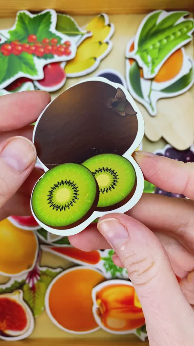 🍎 Учим Фрукты, Овощи и Ягоды 🎨 Развивающая Игрушка! смотреть онлайн