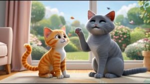 Мультик Котик и Радуга