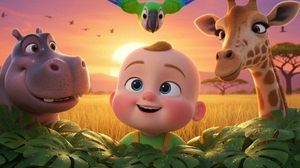 "В Африке реки вот такой ширины!" — Весёлый детский клип