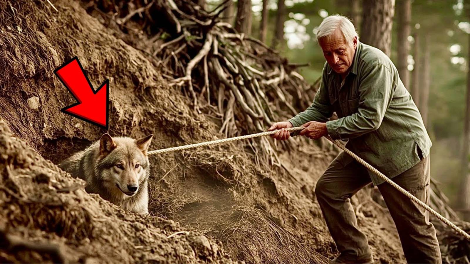 Он спас волка … Но то, куда волк его привёл, ПОРАЗИЛО в смотреть онлайн