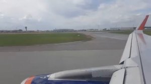 Красивый взлёт Airbus A320 из Шереметьево в Казань.