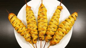 Очень вкусное и сочное горячее блюдо или закуска к Новогоднему столу! Люля-кебаб из курицы.