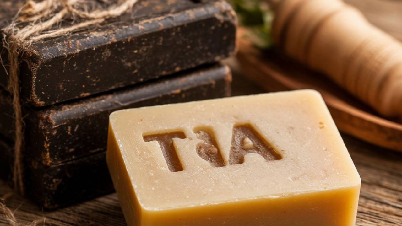 Дегтярное мыло от прыщей и кожных высыпаний. смотреть онлайн