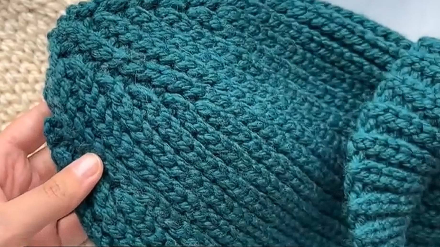 Узор крючком для шапки