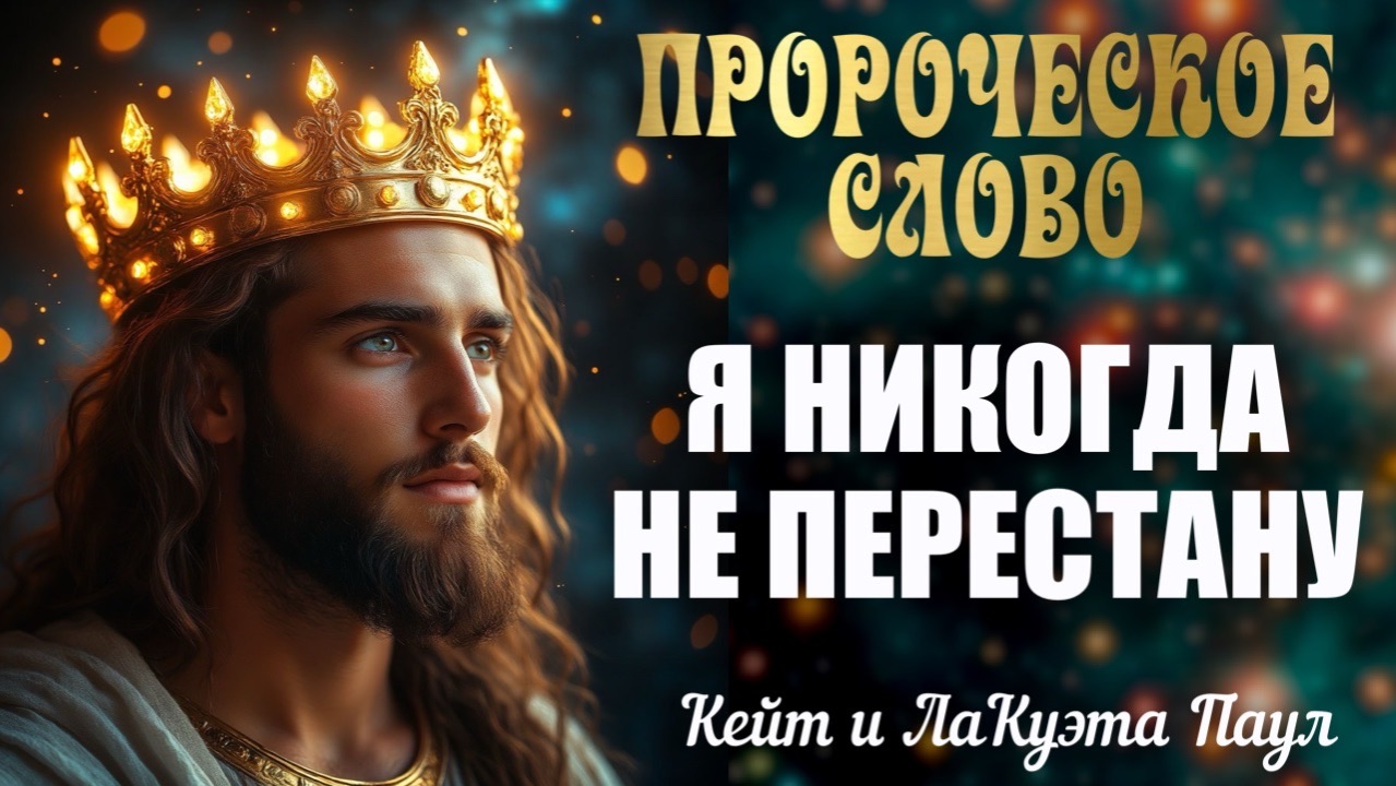 ПРОРОЧЕСКОЕ СЛОВО: Я НИКОГДА НЕ ПЕРЕСТАНУ. Кейт и ЛаКуэта Паул смотреть онлайн