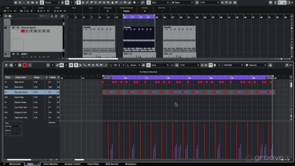 Cubase — программирование реалистичных барабанов
