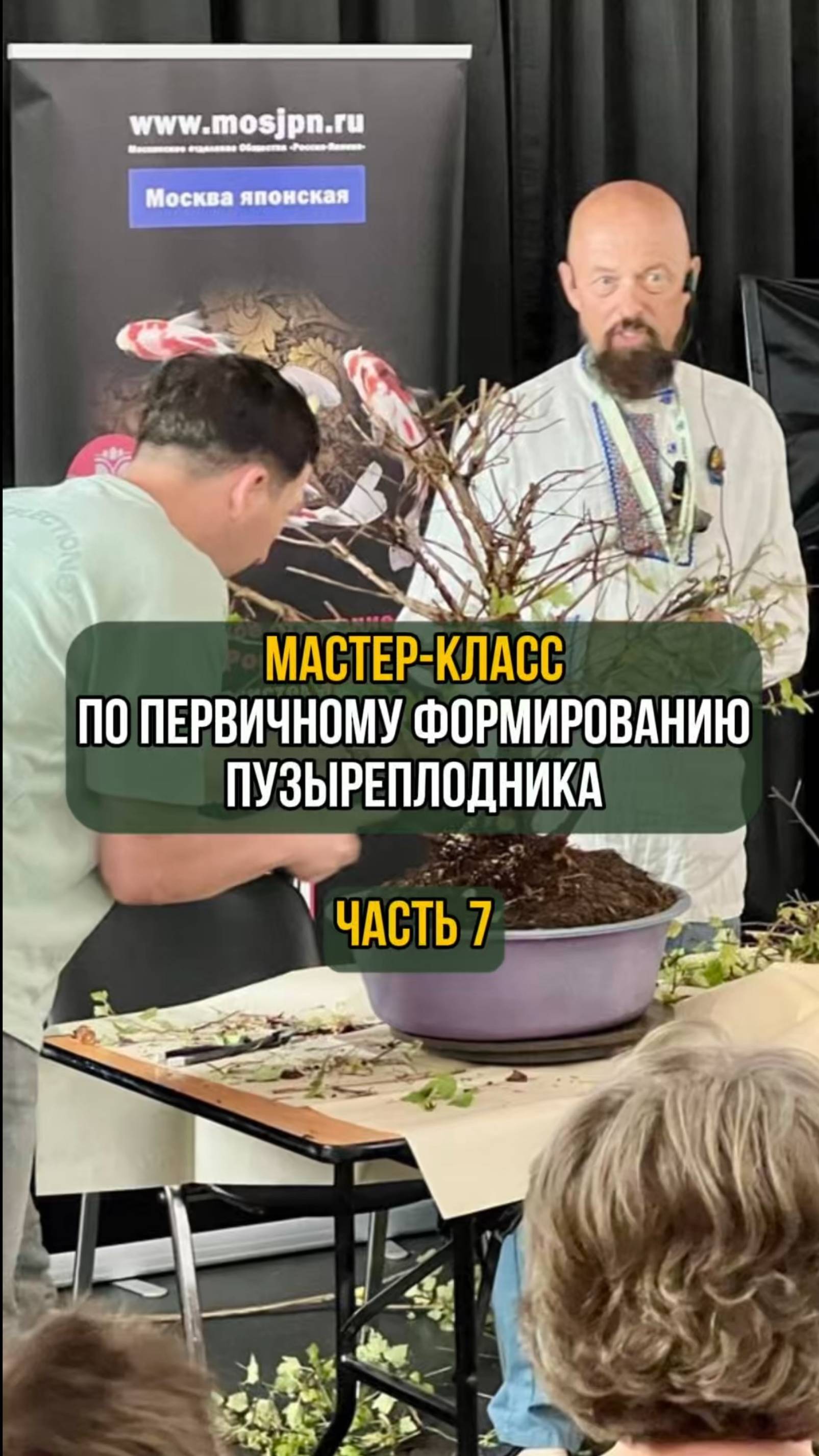 Мастер-класс по первичному формированию пузыреплодника. Часть 7 смотреть онлайн