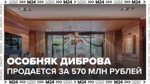 Особняк Диброва в Подмосковье выставили на продажу за 570 млн рублей - Москва 24