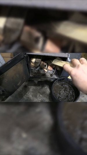 Самодельная паста для розжига печки.