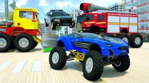 Полицейская Машина В Проблемной Ситуации 🚒 🚔 🚑 Аварийная машина