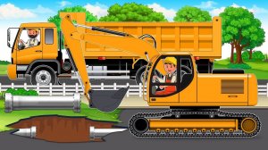 МУЛЬТИК МАШИНКИ ВИДЕО ПРО МАШИНКИ РЕМОНТ ТРУБОПРОВОДА МУЛЬТФИЛЬМЫ ЦВЕТНЫЕ МАШИНКИ ИГРУШКИ МАШИНКИ