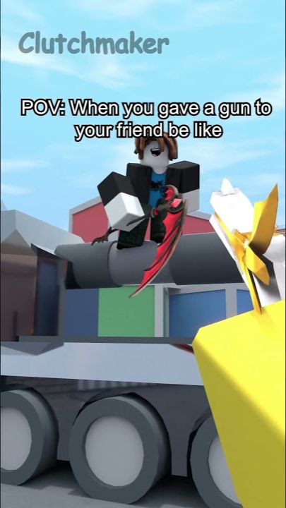 POV: When you gave a gun to your friend be like #shorts #short #roblox #funny #robloxmemes смотреть онлайн
