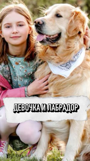 Девочка И Лабрадор Спасли Людей ❤️