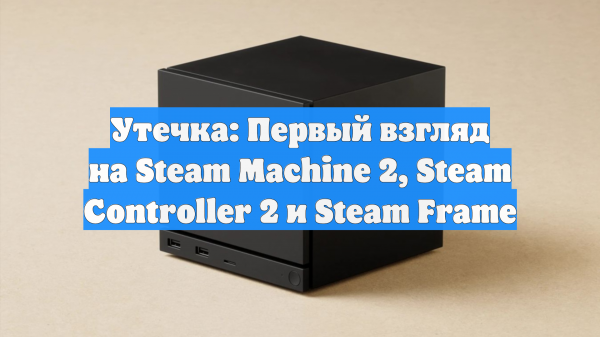 Утечка: Первый взгляд на Steam Machine 2, Steam Controller 2 и Steam Frame