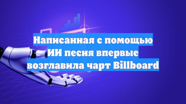Написанная с помощью ИИ песня впервые возглавила чарт Billboard