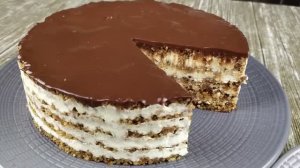 ТОРТ ИЗ СУХАРЕЙ! Обалденный Торт БЕЗ ВЫПЕЧКИ ＂Тающая Загадка＂ [yOlGpauZfTY]