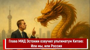 Глава МИД Эстонии озвучил ультиматум Китаю Или мы, или Россия
