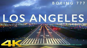 Посадка в Лос-Анджелесе. Landing in LA