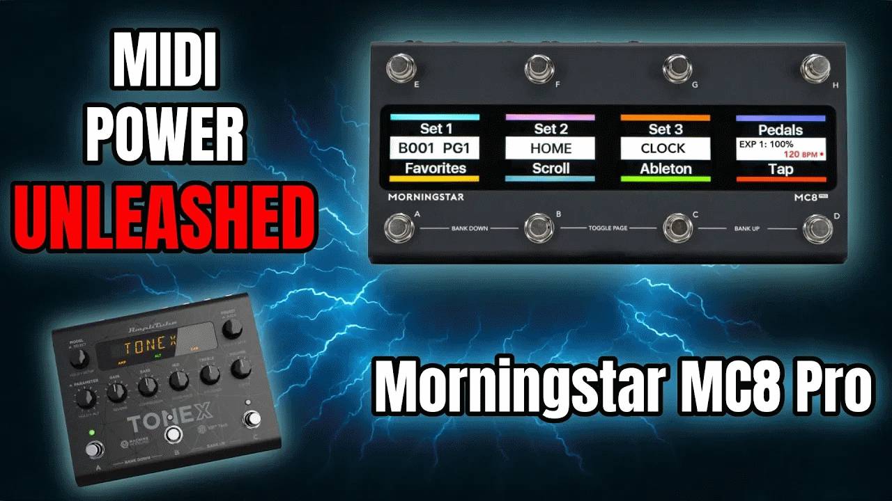 Jason Sadites: ULTIMATE Control Of ToneX Pedal W⧸ Morningstar MC8 Pro!!