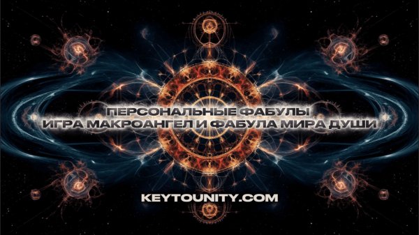 ПЕРСОНАЛЬНЫЕ ФАБУЛЫ | ИГРА МАКРОАНГЕЛ | ФАБУЛА МИРА ДУШИ