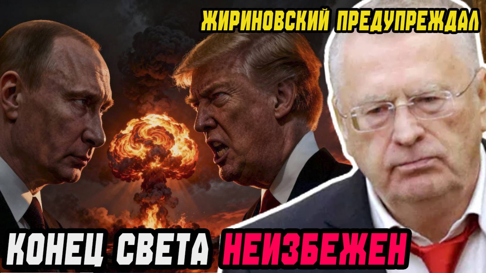 ЖИРИНОВСКИЙ ПРЕДУПРЕЖДАЛ! ЕГО ПОСЛЕДНИЕ СЛОВА О ЯДЕРНОМ УДАРЕ СБЫВАЮТСЯ С ТОЧНОСТЬЮ ДО ДНЯ! смотреть онлайн