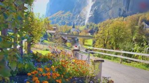 Спокойная Прогулка По Потрясающей Деревне Швейцарии🇨🇭Нереальная Красота Швейцарской Альпийской Дол