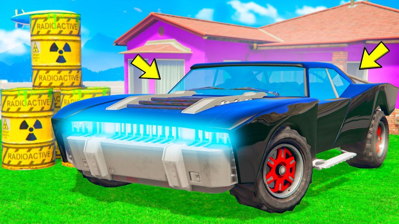 НАШЁЛ НОВЫЙ БЭТМОБИЛЬ БЭТМЕНА В ГТА 5 ! - БИТВА АВТОУГОНЩИКОВ В GTA 5 смотреть онлайн