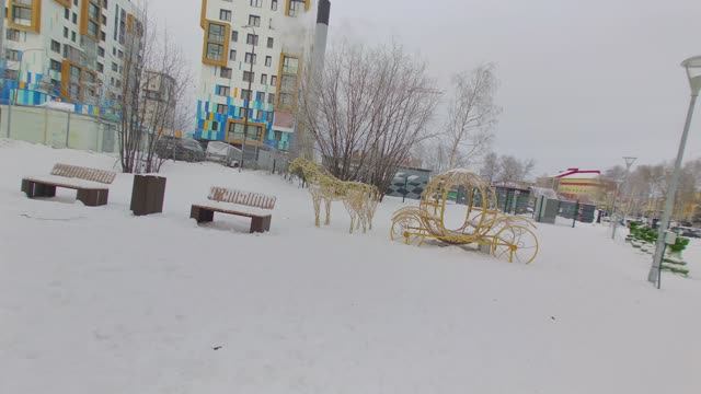 11.11.2025 Прогулка по Шахматному скверу #Ханты-Мансийск