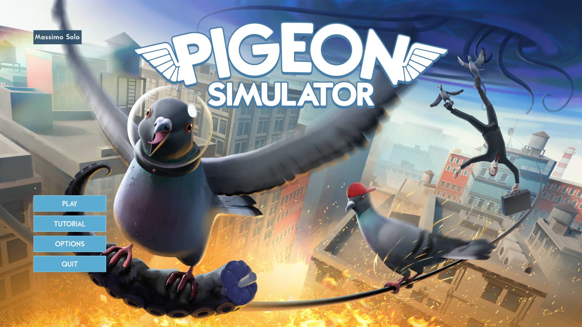 Pigeon Simulator - Первые 10 минут геймплея на PC 🎮 — Прохождение без комментариев 🔇