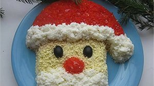 Салат "Дед Мороз"