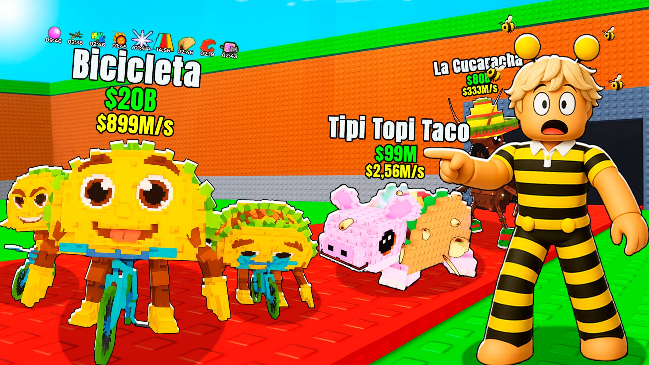 ЭТО ЛУЧШИЙ ТАКО ВТОРНИК! ПОЛУЧИЛ ПЯТЬ СЕКРЕТОК и ОТКРЫЛ ЛАКИ БЛОКИ в ROBLOX Steal a Brainrot! смотреть онлайн