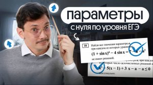 ПАРАМЕТРЫ С НУЛЯ ДО УРОВНЯ ЕГЭ I ЕГЭ 2026 ПРОФИЛЬ